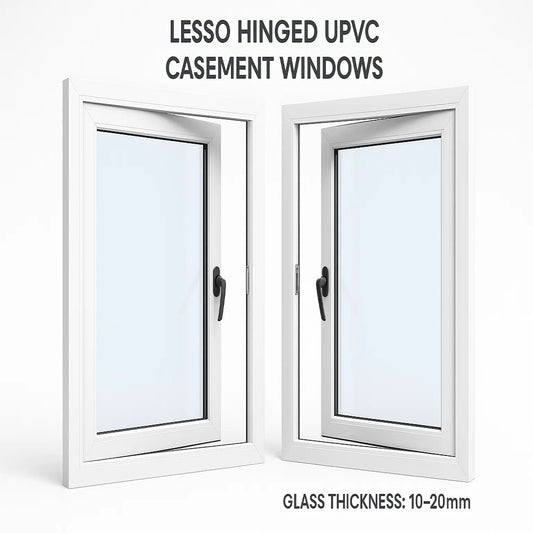 Lesso Hinged UPVC Casement Windows – By Sanskriti Modulars