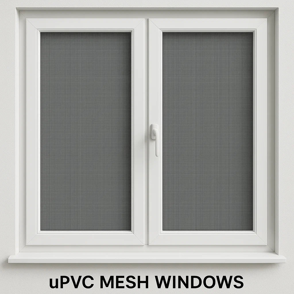 uPVC Mesh Windows from Sanskriti Modulars
