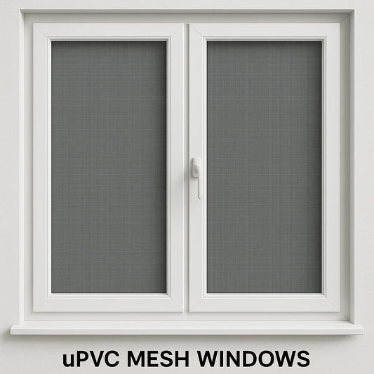 uPVC Mesh Windows from Sanskriti Modulars