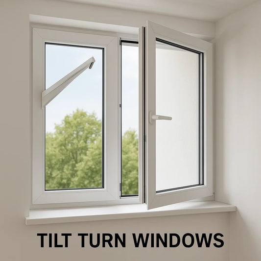 Tilt & Turn uPVC Windows from Sanskriti Modulars