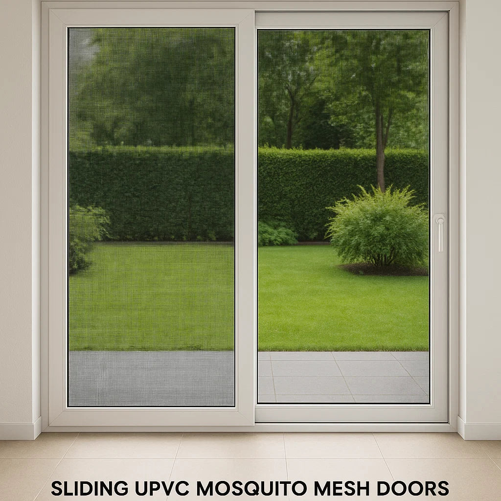 Sliding UPVC Mosquito Mesh Doors – By Sanskriti Modulars
