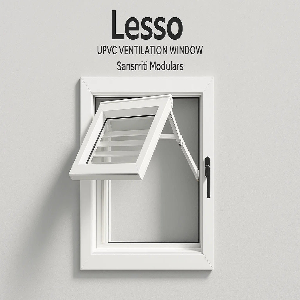 UPVC Ventilation Windows – By Sanskriti Modulars